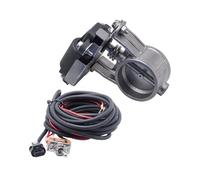 EGR Valve Blanking Plate 2"/2.36"/2.5"/2.75"/3" Inch Electric Exhaust Control Valve Exhaust Cut Out Valve Exhaust Catback Downpipe with Switch Control(2.75 with Switch)