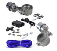 EGR Valve Blanking Plate Exhaust Cutout Vacuum Pump Vacuum Valve Control Unit with 2 Piece Control Solenoid Valve with Remote Control(2.36inch plsctic)