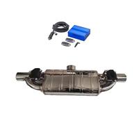 EGR Valve Blanking Plate Universal 2"/2.36"/2.5"/2.75"/3'' T Shape One in Two Electric Exhaust Muffler Dump Valve Exhaust Cutout(60MM with Remote)