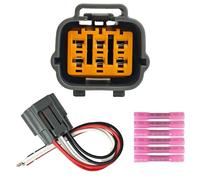 EGR Valve Connector Plug Pigtail Wiring Harness Replace OE# 3U2Z14S411BGAB Compatible with Ford/Lincoln/Mercury (C-Max, Escape, Focus, Fusion, Ranger, Transit Connect, MKZ, Zephyr, Mariner, Milan) LJQ