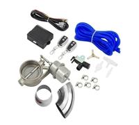 EGR Valve Exaust Gas Recirculation Valve Exhaust Control Valve Set with Vacuum Actuator Cutout 2.0,2.5,3 Inch Pipe Close Style with Remote Controller and Elbow(2inch(50mm))