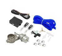 EGR Valve Exaust Gas Recirculation Valve Exhaust Control Valve Set with Vacuum Actuator Cutout 2 2.36 2.5 2.75 3 3.5inch Pipe Close Style with Wireless Remote Controller(2.75inch)