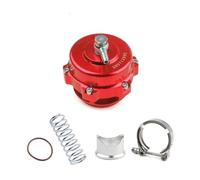 EGR Valve Exaust Gas Recirculation Valve Universal Turbo Blow Off Valve 50mm BOV with Weld On Aluminum V-Band Flange 6PSI+18PSI Springs(Red)