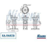 EGR Valve for CITROËN BERLINGO C4 C5 DISPATCH NISSENS 98191