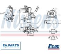 EGR Valve for FORD TRANSIT NISSENS 98232