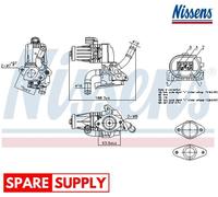 EGR VALVE FOR FORD TRANSIT NISSENS 98232