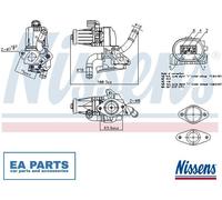 EGR Valve for FORD TRANSIT NISSENS 98232 NEW