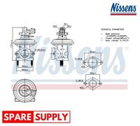 EGR VALVE FOR FORD TRANSIT NISSENS 98474