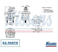 EGR Valve for FORD TRANSIT NISSENS 98474