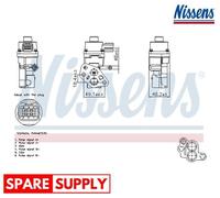 EGR VALVE FOR MAZDA 2 3 MIATA NISSENS 98365