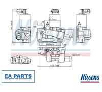 EGR Valve for OPEL CORSA B NISSENS 98204