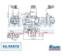 EGR Valve for OPEL CORSA B NISSENS 98227
