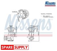 EGR VALVE FOR PEUGEOT BOXER NISSENS 98496