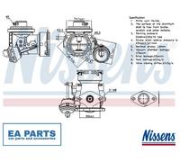 EGR Valve for SEAT ALTEA TOLEDO NISSENS 98299