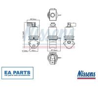 EGR Valve for SEAT CORDOBA IBIZA NISSENS 98202
