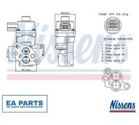 EGR Valve for SEAT LEON TOLEDO NISSENS 98341