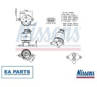 EGR Valve for VAUXHALL SINTRA NISSENS 98360