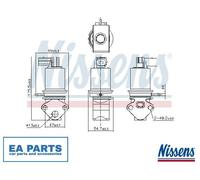 EGR Valve for VW BEETLE BORA CADDY DERBY III CLASSIC NISSENS 98179