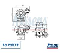 EGR Valve for VW CALIFORNIA T5 Camper CARAVELLE T5 Bus EUROVAN T5 NISSENS 98162