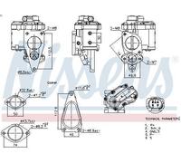 NISSENS 98241 EGR valve