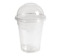 eGreen Flexy Glass Domed Lids For Half Pint & Hi Ball Glasses w/