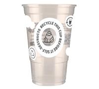 eGreen Printed 2-in-1 Flexy Pint Glass CE Marked (1000 Pack)
