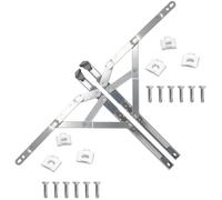 Egress Friction Stay Window Hinges 16" - Universal uPVC Easy Clean Hinges - 13mm & 17mm Stack Heights - Double Glazing Friction Stay Window Hinge Kit