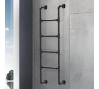 Egress Ladder Fire Escape - Heavy-Duty Wall Mounted Metal Step Ladder for Emergency Home Safety