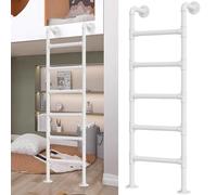 Egress Ladder, Multi-Purpose Floor Standing Metal Steps for Emergency Fire Climbing, 100cm to 160cm Lengths