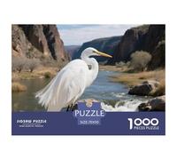 Egret 1000pc Puzzle Visual Challenge For All Ages Mind Booster Bird Great Display Option 70x50cm/1000pcs