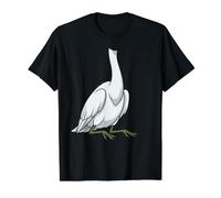 Egret Costume Halloween Bird Nature Design Value Graphic T-Shirt, Men, Black, S