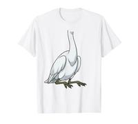 Egret Costume Halloween Bird Nature Design Value Graphic T-Shirt, Men, White, S