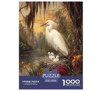 Egret Puzzle 1000 Teile Schwer Puzzle Spielzeug Lernspiel Impossible Herausforderung Spielzeug Für Erwachsene Und Kinder Ab 14 Jahren 70x50cm/1000pcs