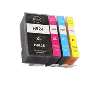 EGRMZ Compatible Ink Cartridge 924 XL 925 923 For OfficeJet Pro 8125e 8130e 8132e 8134e 8120e 8122e 8124e 8135e 8138e 8139e Printers(924-1pcs-BK-EU)