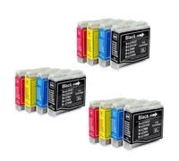 EGRMZ Compatible with Ink Cartridges Full LC51 LC57 LC1000 LC960 LC970 LC37 For DCP-130C DCP-135C MFC-235C Printers(3 SET)
