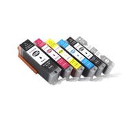 EGRMZ Compatible With PGI 650 CLI 651 MG6360 MG6460 MG7160 IP7260 IX6860 IP8760 MX726 MX926 6 Pack Ink Cartridges