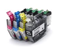 EGRMZ LC401 LC401XL Compatible Ink Cartridge For MFC-J1010DW MFC-J1012DW MFC-J1170DW Printers Multi Color Ink Replacement(LC401-4Color 1set)