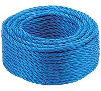 EGS Blue Nylon Rope | Polypropylene | Construction | Boating | 6mm x 50m | Nylon Braided Cord Rope