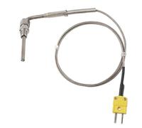 EGT K Type Thermocouple, Exhaust Gas Temperature Probe with Exposed Tip and Mini K Connector, Stainless Steel Sensor for Engine Tuning and Turbocharged Vehicles