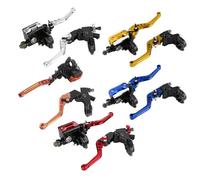 EGUIAS Brake Pump 1 Pair Universal Motorcycle Handlebar Master Cylinder Levers Handle Hydraulic Brake Pump Clutch Adjustable Hand Lever Motorcycle Rear Brake Pump(B)