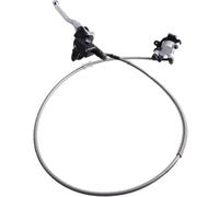 EGUIAS Brake Pump 2 Stroke 47 49cc Motorcycle Pocket Bike Brake Front Rear Left Right Pump Master Cylinder Hydraulic Hose Line Caliper Motorcycle Rear Brake Pump(Rear)