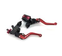 EGUIAS Brake Pump Motorcyclists Hydraulic Master Cylinder Brake Clutch Pump Lever Universal Fit for Yamaha Motorcycle Items Motorcycle Rear Brake Pump(Red)