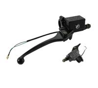 EGUIAS Brake Pump Universal 7/8" 22MM Scooter Motorcycle Brake Pump Front Right Master Cylinder Hydraulic Lever Durable Control Motorcycle Rear Brake Pump