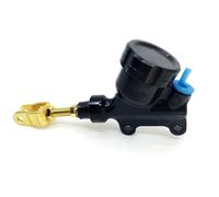 EGUIAS Brake Pump Universal CNC Motorcycle Rear Foot Brake Master Cylinder Hydraulic Pump Fit for Sport Dirt Bike Pit Qua ATV Motorcycle Rear Brake Pump(10 inch Black)
