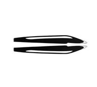 EGUIAS Headlight Eye Lid Fit For BMW X5 F15 X6 F16 2014 2015 2016 2017 2018 Front Headlight Eyebrow Eyelid Trim Sticker Cover(Piano Black)