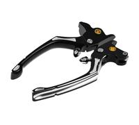 EGUIAS Motorbike Brake Levers Brake Handle Motorcycle CNC Clutch Brake Lever Fit for Harley Sportster XL 04-17 Touring Softail Dyna Breakout Electra Glide Fat Bob(C Brake Lever)