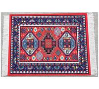 Egurs A18 Carpet Mouse Mat Rug Mouse Pad Oriental Persian Mini Carpet Mouse Mat with Tassel Small Mousepad Oriental Carpet Computer Mouse Mat Funny Office Accessories for Table Decoration