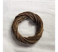 Egurs Rattan Wreath Willow Wreath Unpeeled Wreaths for Christmas Door Wreath Wood Decoration Ornament Gate Wall Party Wedding Flower Shop 10 cm