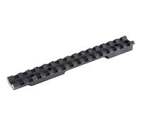 EGW Picatinny Rail Scope Mount, Black, Remington 700 Short Action, 0 MOA