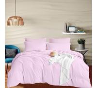 EGYLIN 800 TC Egyptian Cotton Blush Duvet Cover Set Emperor Size 100% Long Staple Cotton Pink Quilt Cover With 2pc PillowShams, Luxurious Soft Sateen Bedding Set